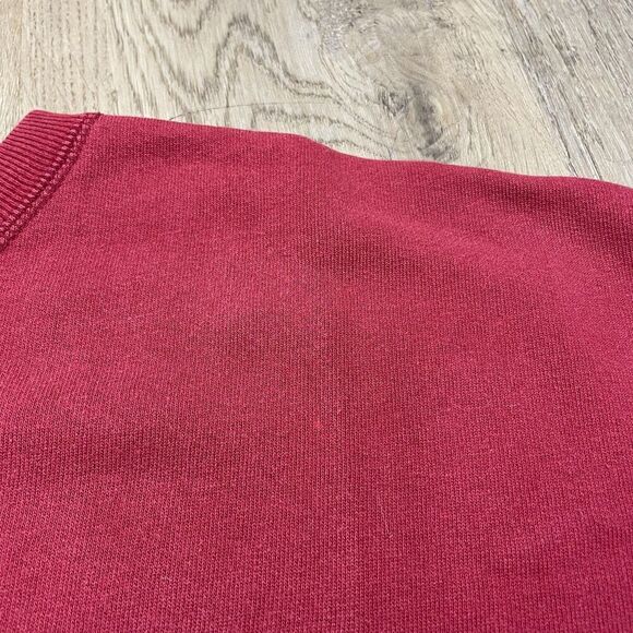 Roots Athletics Sweatshirt Mens XL Red Crewneck Pullover Flag Logo International - Picture 7 of 14